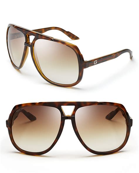 gucci 60mm aviator sunglasses|gucci oversized aviator sunglasses.